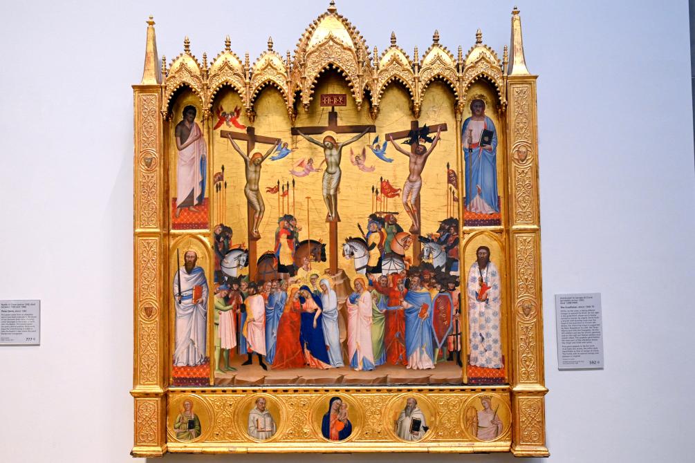 Jacopo di Cione (1369–1370), Kreuzigung, London, National Gallery, Saal 60, um 1368–1370