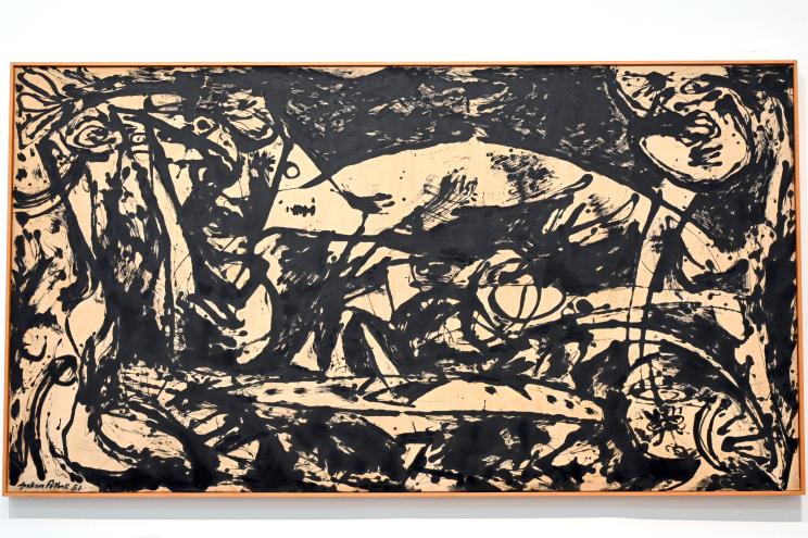 Jackson Pollock (1941–1953), Nummer 14, London, Tate Gallery of Modern Art (Tate Modern), In the Studio 6, 1951