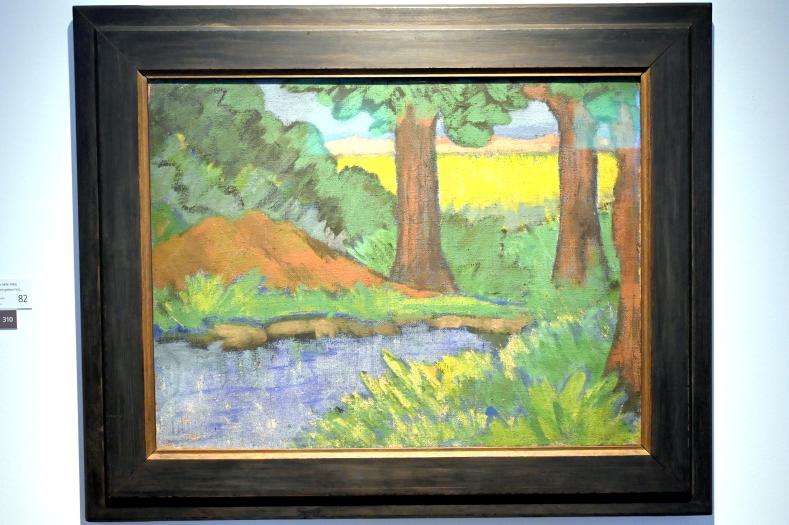 Otto Mueller (1914–1928), Landschaft mit gelbem Feld, Schleswig, Landesmuseum für Kunst und Kulturgeschichte, Sammlung Rolf Horn, um 1925