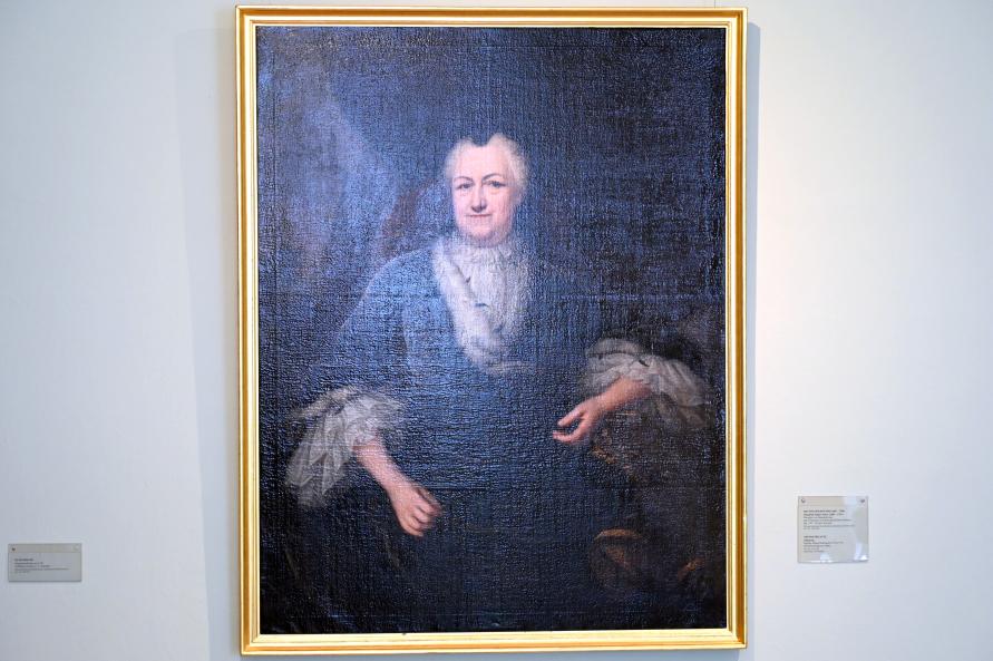 Balthasar Denner (1720–1747), Elisabeth Sophie Marie (1683-1767), Herzogin von Braunschweig, Schleswig, Landesmuseum für Kunst und Kulturgeschichte, Saal 32, um 1747
