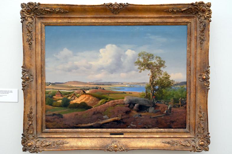 Anton Eduard Kieldrup (1852), Landschaft an der Haderslebener Förde, Schleswig, Landesmuseum für Kunst und Kulturgeschichte, Saal 44, 1852