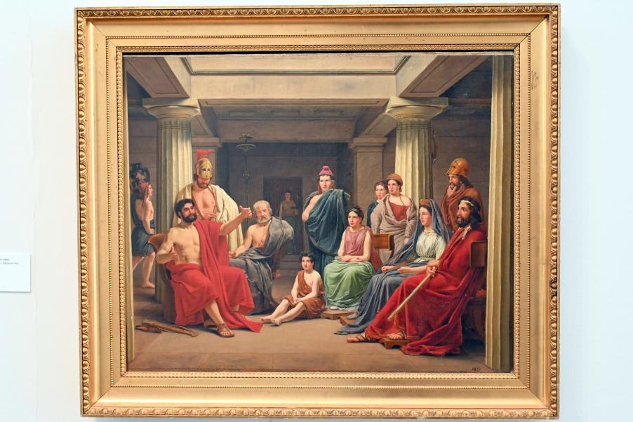 Constantin Hansen (1831–1860), Odysseus bei den Phaiaken, Schleswig, Landesmuseum für Kunst und Kulturgeschichte, Saal 44, 1831