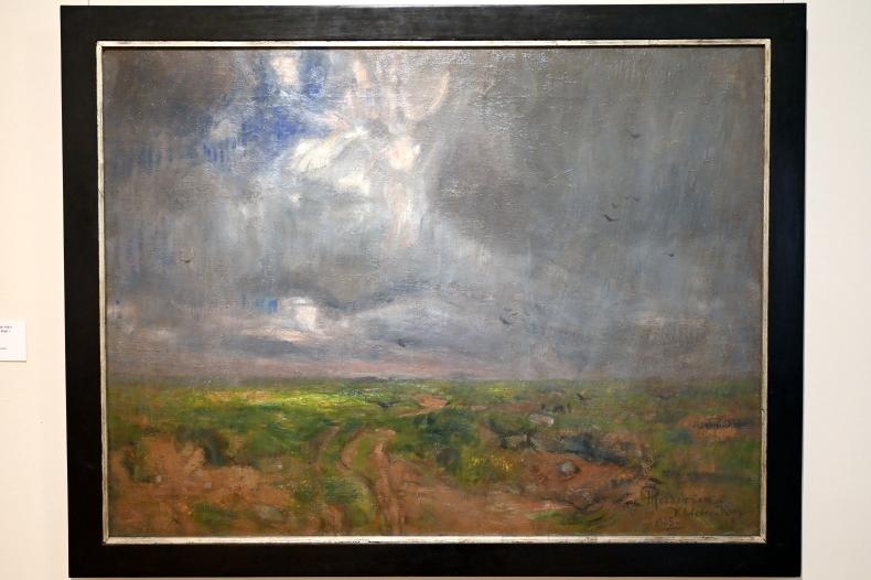 Hans Peter Feddersen (1872–1929), Regen in der Einöde (Trüber Tag), Schleswig, Landesmuseum für Kunst und Kulturgeschichte, Saal 45, 1905