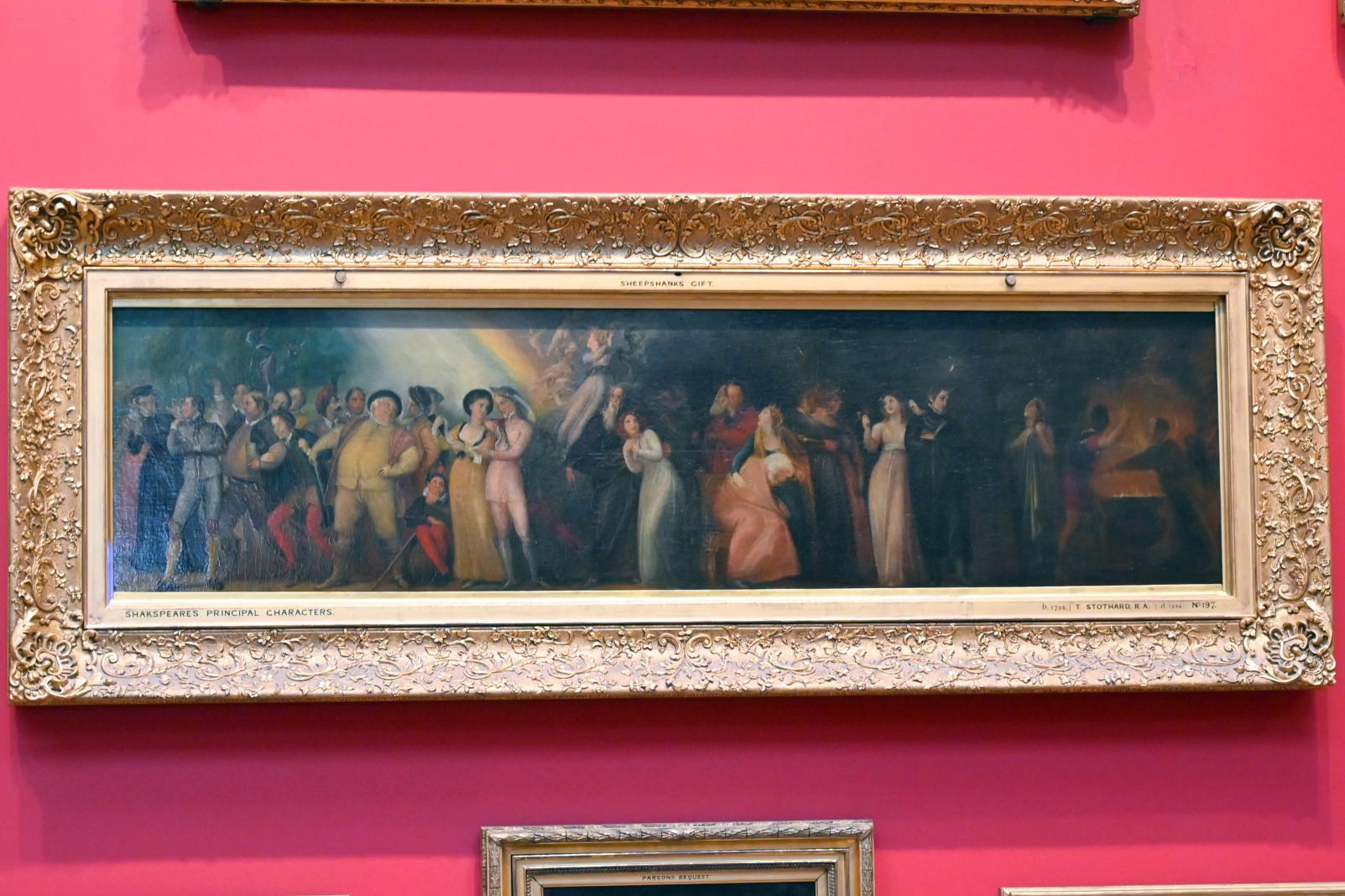 Thomas Stothard (1812), Shakespears Hauptcharaktere, London, Victoria and Albert Museum, 2. Etage, Paintings, 1812, Bild 1/2