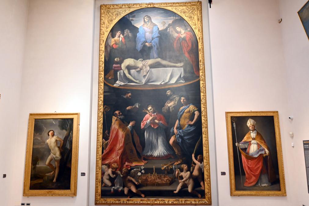 Guido Reni (1596–1641), Beweinung Christi, Bologna, Chiesa de' Mendicanti S. Maria della Pietà, jetzt Bologna, Pinacoteca Nazionale, Saal 24, 1613–1616