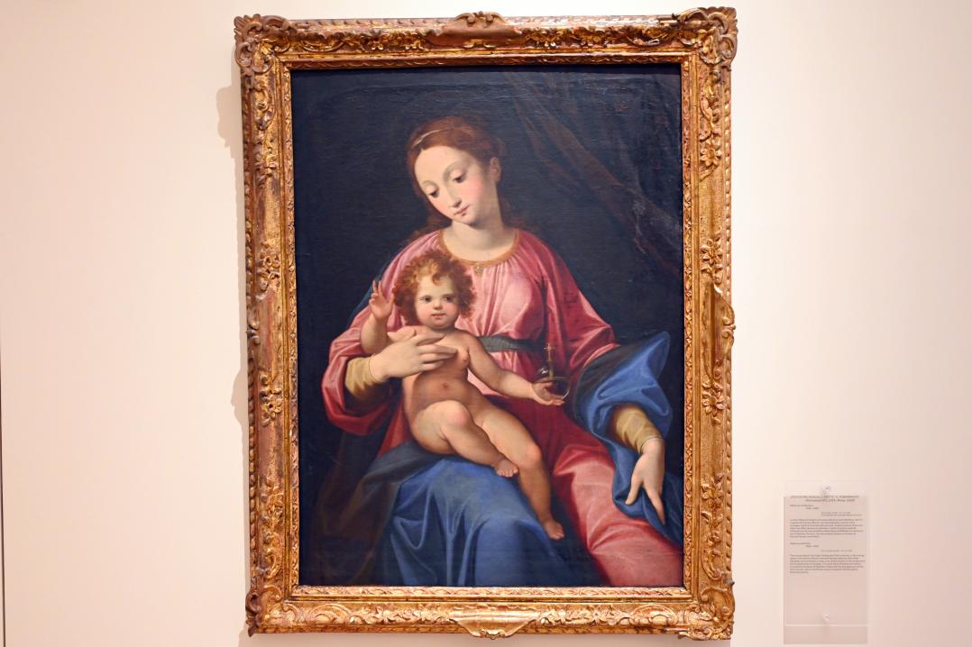 Cristoforo Roncalli (il Pomarancio) (1595–1613), Maria mit Kind, Urbino, Galleria Nazionale delle Marche, Obergeschoß Saal 9, 1590–1600