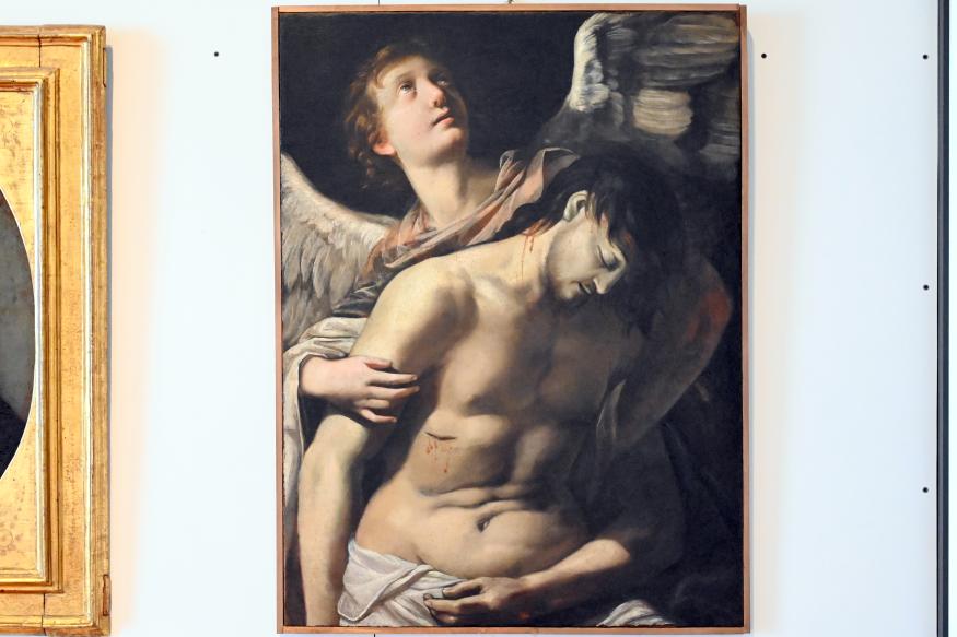 Der tote Christus, von einem Engel gestützt, Rimini, Stadtmuseum, Saal 15, Undatiert