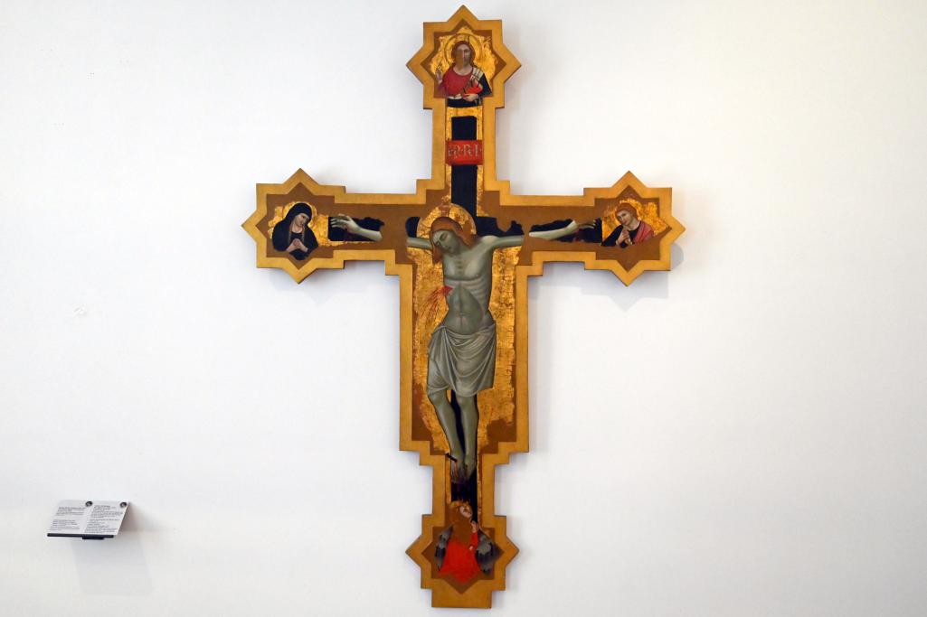 Andrea dei Bruni (1362–1370), Kruzifixus, Rimini, Stadtmuseum, Obergeschoss Saal 2, um 1370