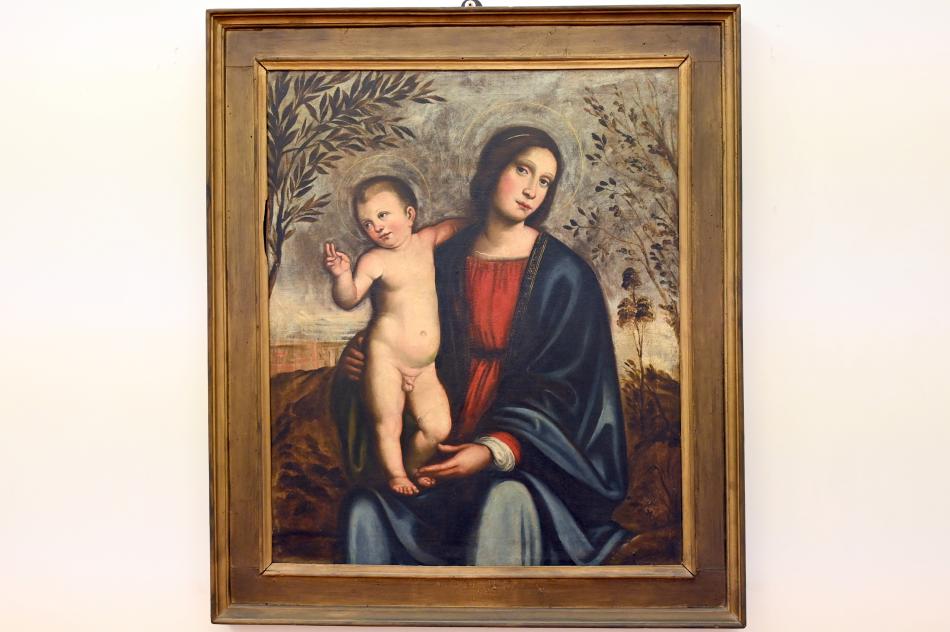Ercole Banci (Undatiert), Maria mit Kind, Rimini, Stadtmuseum, Obergeschoss Saal 7, Undatiert