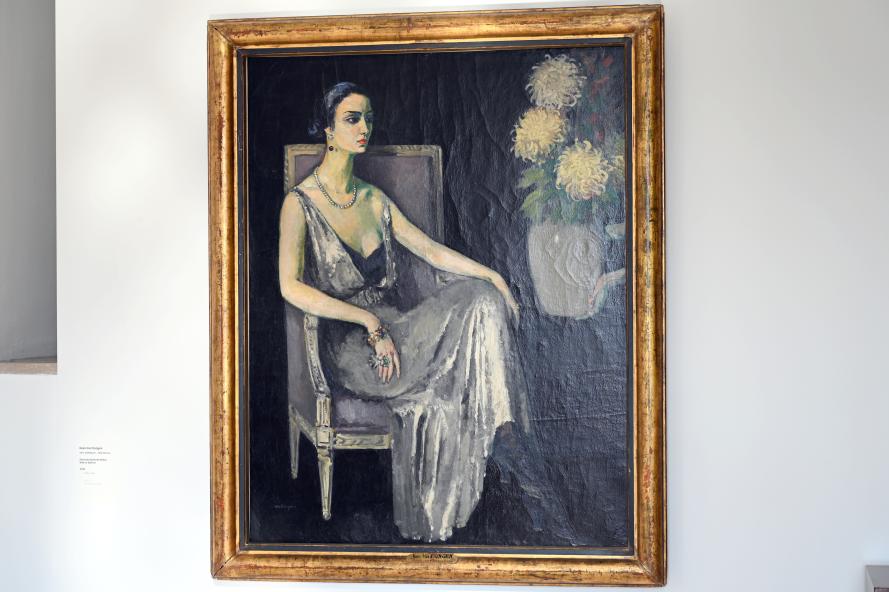 Kees van Dongen (1904–1955), Porträt von Renée Maha, genannt Sphinx, Paris, Musée d’art moderne de la Ville de Paris, Saal 2, 1920
