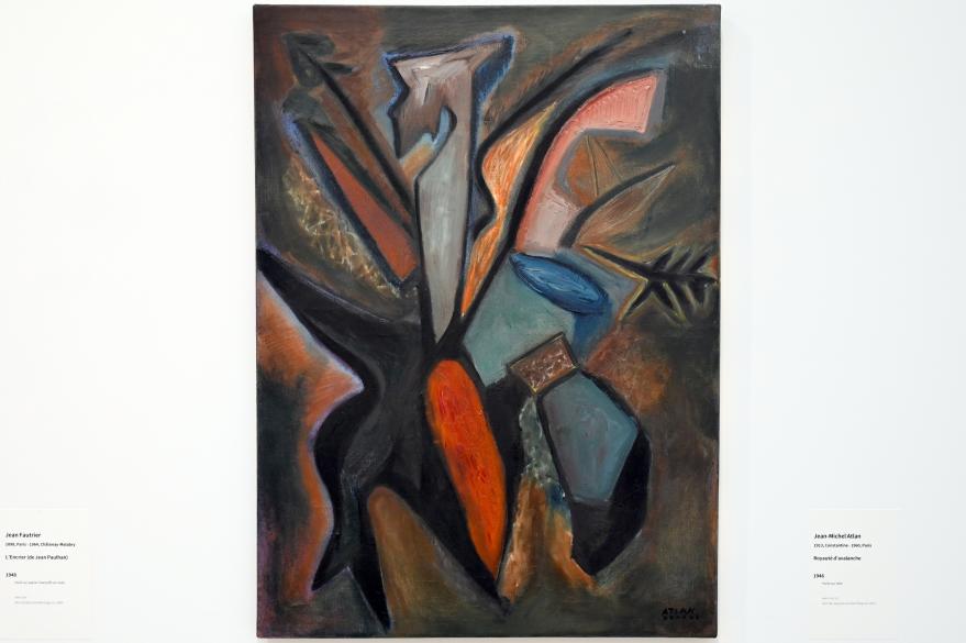 Jean-Michel Atlan (1946–1956), Lawinenkönig, Paris, Musée d’art moderne de la Ville de Paris, Saal 7, 1946