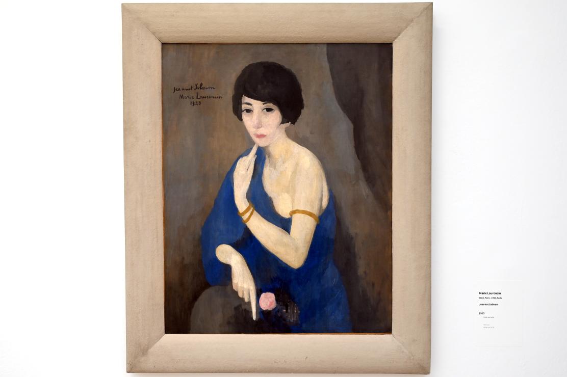 Marie Laurencin (1904–1930), Jeannot Salmon, Paris, Musée d’art moderne de la Ville de Paris, Saal 8, 1923