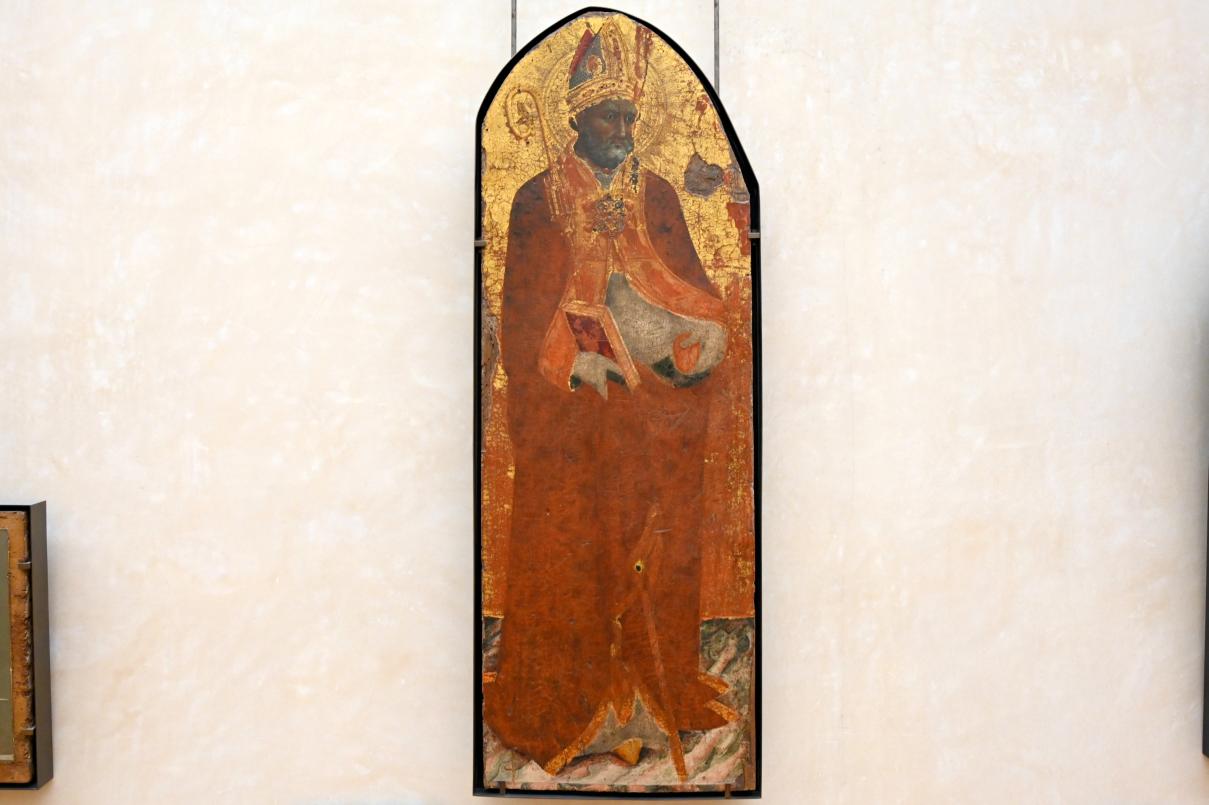 Stefano di Giovanni di Consolo (Sassetta) (1432–1444), Heiliger Nikolaus von Bari, Paris, Musée du Louvre, Saal 709, um 1430–1435, Bild 1/2