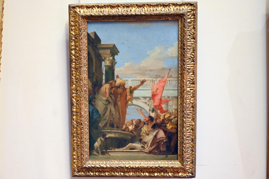Giovanni Battista Tiepolo (1715–1785), Ecce Homo, Paris, Musée du Louvre, Saal 725, um 1757–1760, Bild 1/2