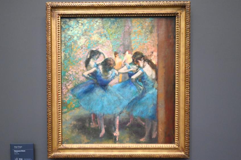 Edgar Degas (1855–1909), Blaue Tänzerinnen, Paris, Musée d’Orsay, um 1893