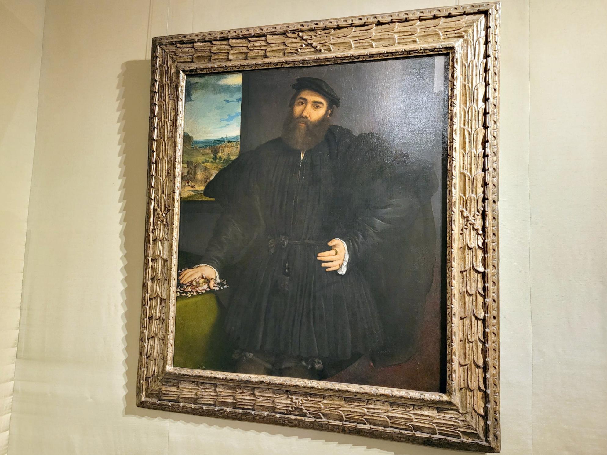 Lorenzo Lotto (1503–1549), Porträt des Mercurio Bua, Rom, Villa Borghese, Galleria Borghese, um 1535