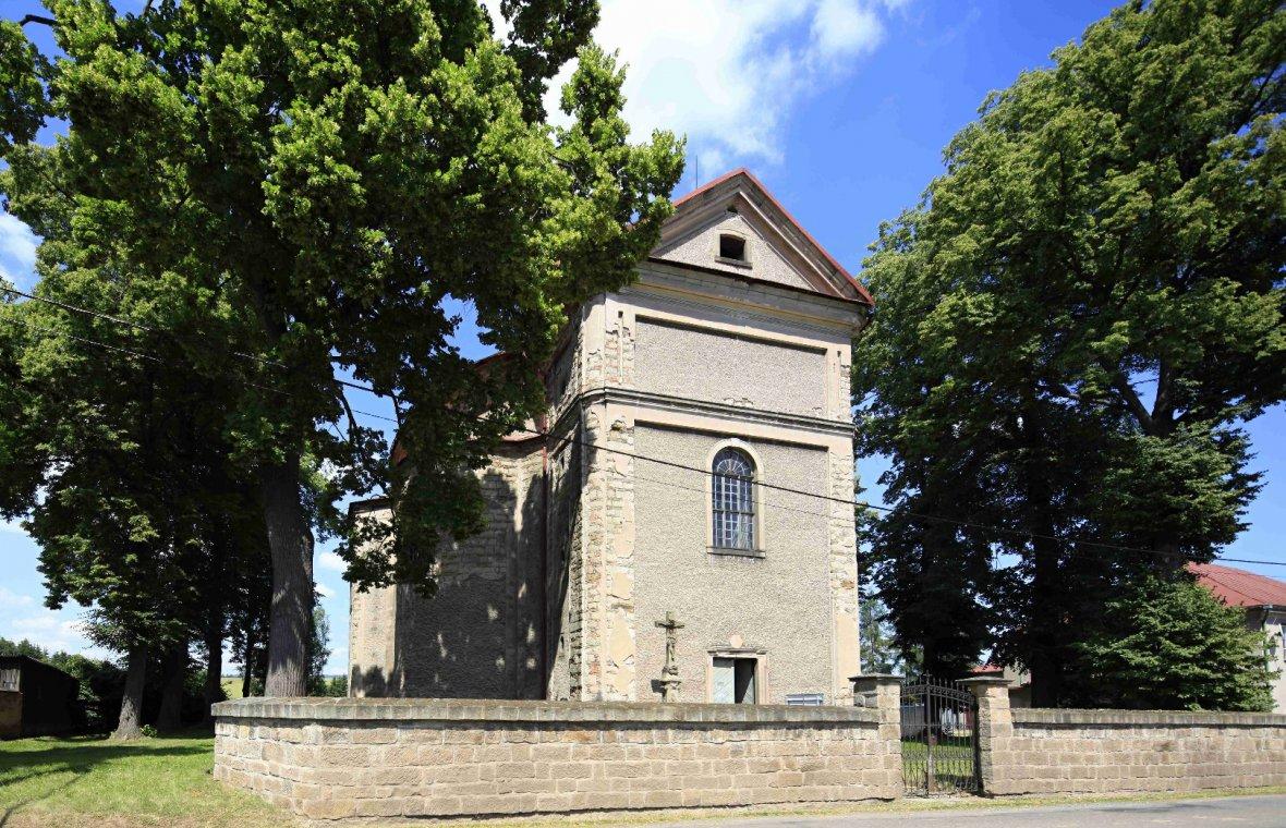 Ottendorf (Otovice), Pfarrkirche St. Barbara, Bild 3/5