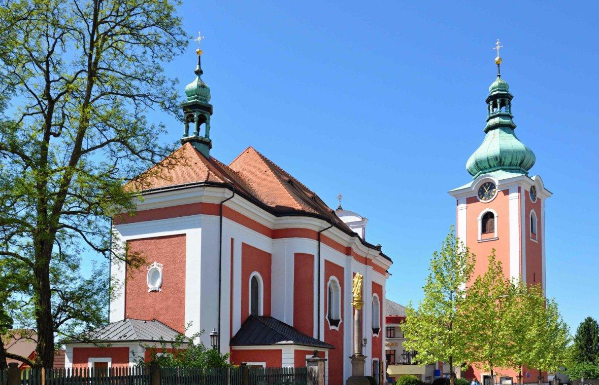 Rothkosteletz (Červený Kostelec), Pfarrkirche Jakobus der Ältere, Bild 6/6