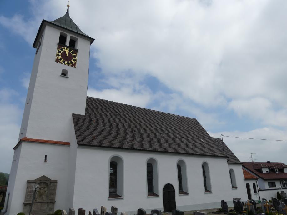 Aichelau (Pfronstetten), Pfarrkirche St. Laurentius, Bild 1/2