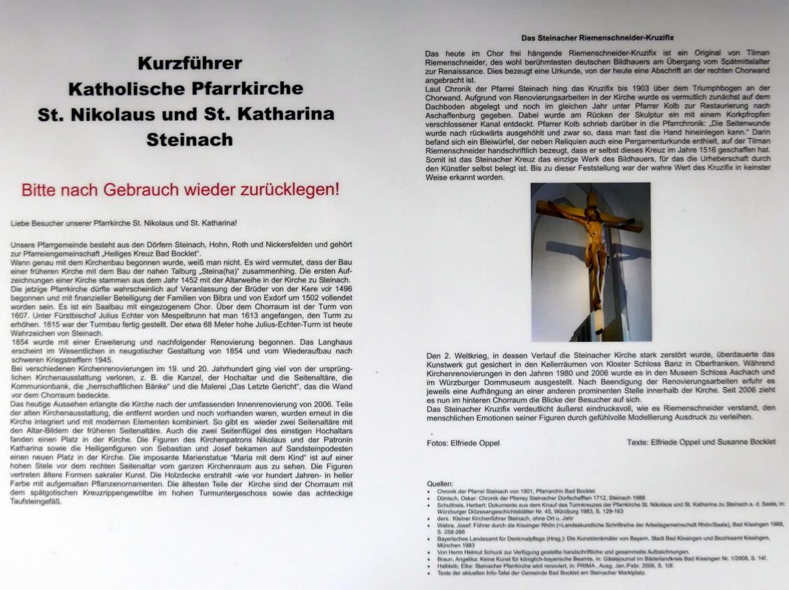 Steinach (Bad Bocklet), Pfarrkirche St. Nikolaus und Katharina, Bild 4/6