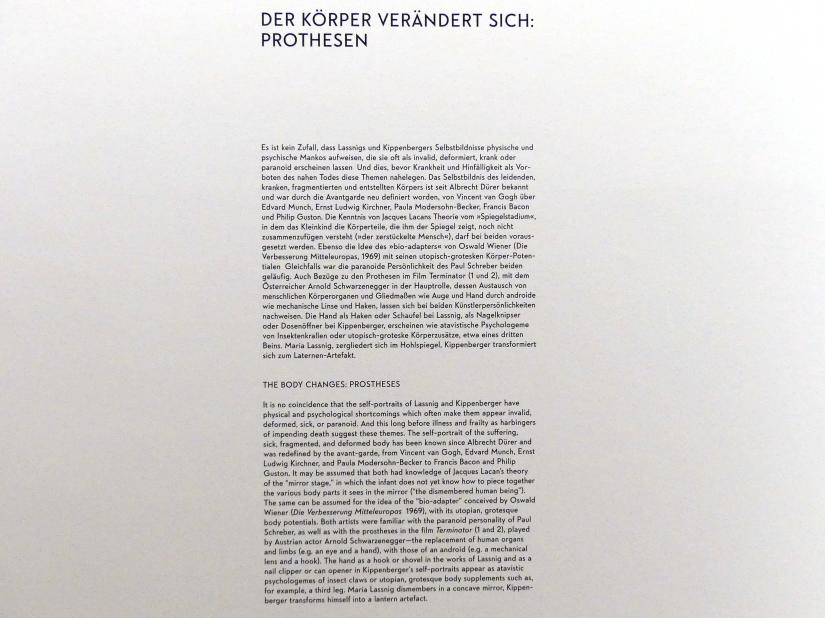 München, Lenbachhaus, Kunstbau, Ausstellung "BODY CHECK" vom 21.05.-15.09.2019, Bild 18/19