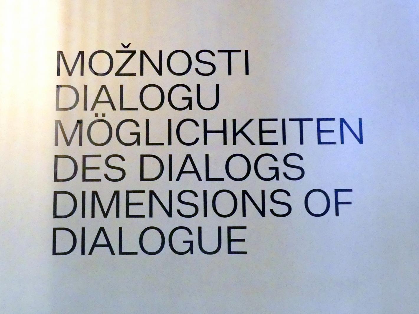Prag, Nationalgalerie im Salm-Palast, Ausstellung "Möglichkeiten des Dialogs" vom 02.12.2018-01.12.2019, Bild 7/11