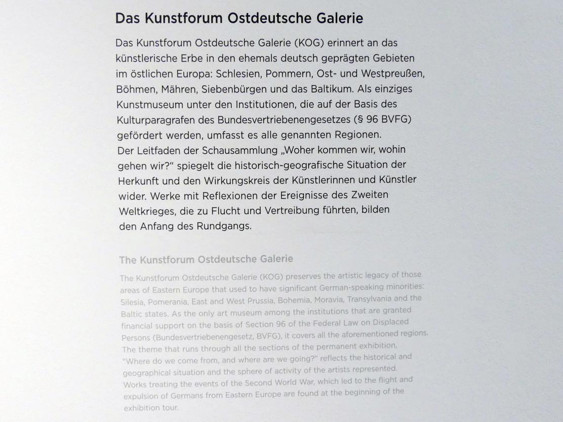 Regensburg, Ostdeutsche Galerie, Saal 1, Bild 2/2