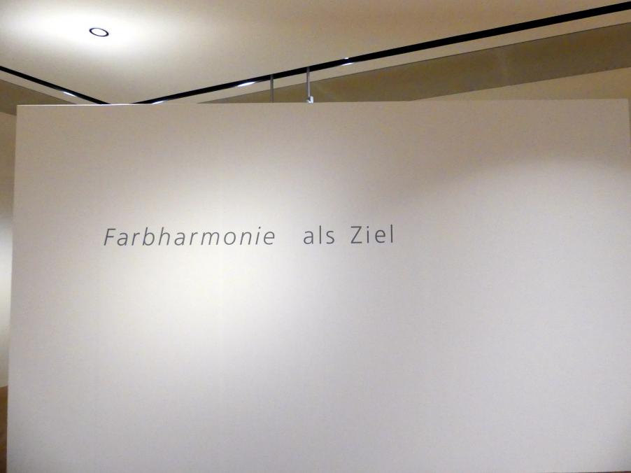 Schweinfurt, Museum Georg Schäfer, Ausstellung Adolf Hölzel vom 03.02.-01.05.2019, Saal 1, Bild 1/2
