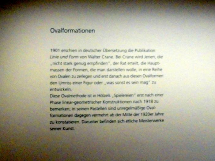 Schweinfurt, Museum Georg Schäfer, Ausstellung Adolf Hölzel vom 03.02.-01.05.2019, Saal 11, Bild 3/3