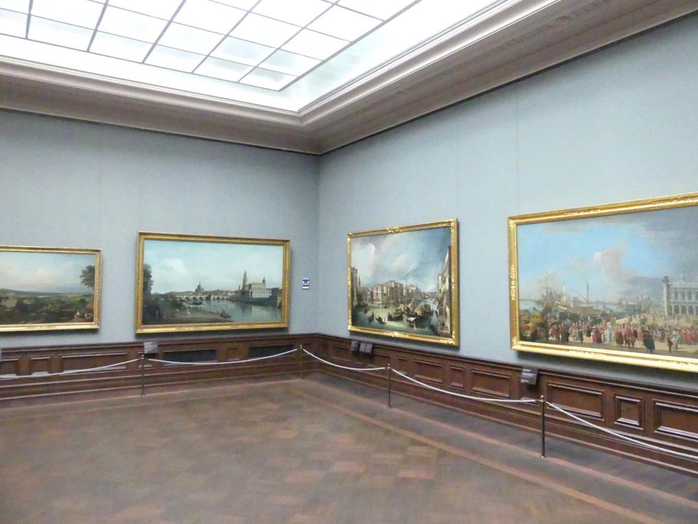 Dresden, Gemäldegalerie Alte Meister, 2. OG: Bellottos Dresden