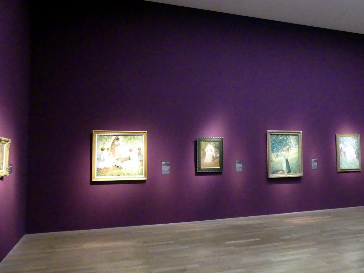 München, Kunsthalle, Ausstellung "Kanada und der Impressionismus" vom 19.07.-17.11.2019, Frauen in ihrer Freizeit, Bild 2/6