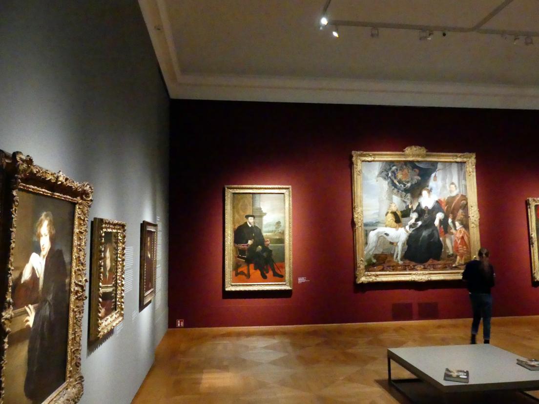 München, Alte Pinakothek, Ausstellung "Van Dyck" vom 25.10.2019-02.02.2020, Selbstbildnisse und ganzfigurige Porträts - 1, Bild 1/4