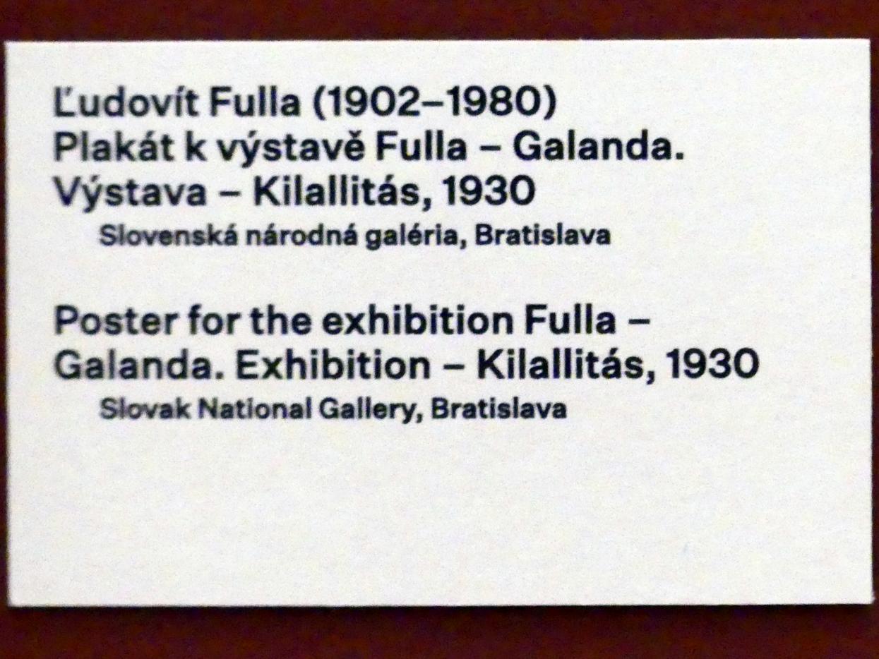 Prag, Nationalgalerie im Messepalast, 1918-1939, Saal 17, Bild 16/19