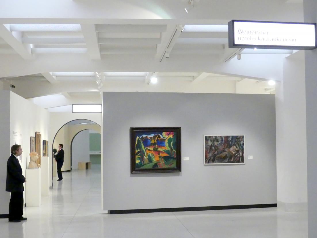 Prag, Nationalgalerie im Messepalast, 1918-1939, Saal 2, Bild 1/3