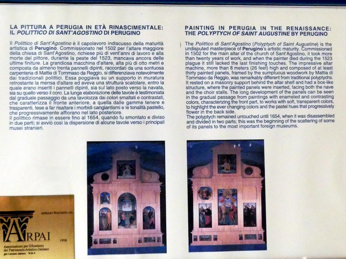 Perugia, Nationalgalerie von Umbrien (Galleria nazionale dell'Umbria), 25: Perugino, Bild 2/3