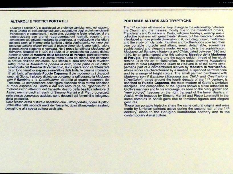 Perugia, Nationalgalerie von Umbrien (Galleria nazionale dell'Umbria), 04: Giovanni di Bonino, Maestro di Paciano, Maestro della Dormitio di Terni, Bild 3/5