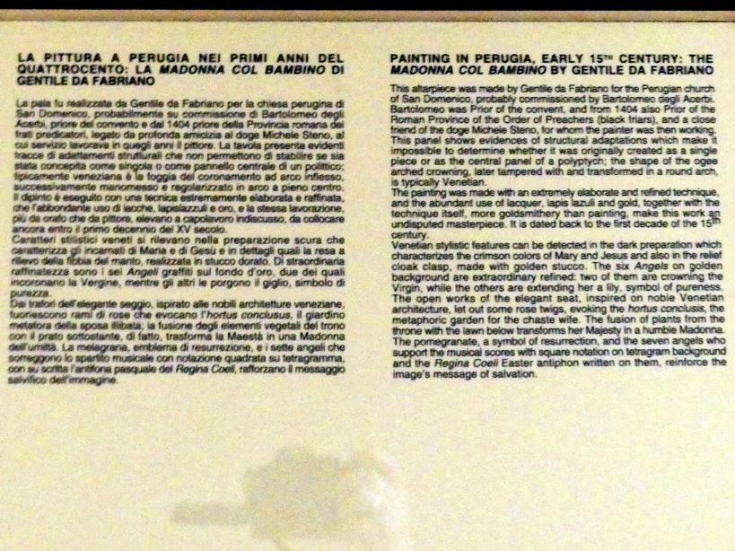 Perugia, Nationalgalerie von Umbrien (Galleria nazionale dell'Umbria), 06: Gentile da Fabriano, Álvaro Pires de Évora, Bild 4/5