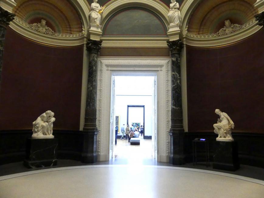 Berlin, Alte Nationalgalerie, Saal 201, Skulpturen von Reinhold und Karl Begas, Bild 2/3