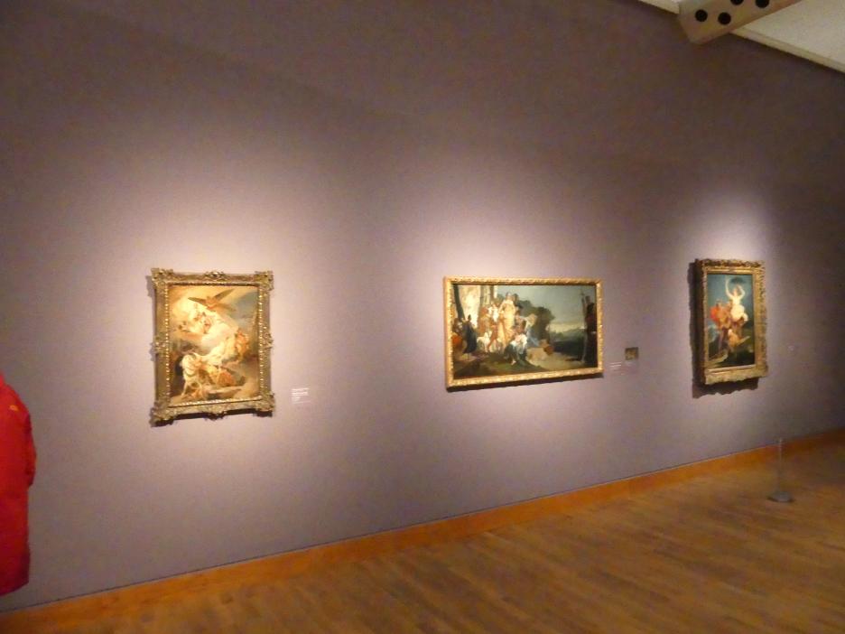 Stuttgart, Staatsgalerie, Ausstellung "Tiepolo"  vom 11.10.2019 - 02.02.2020, Saal 2: Porträt, Mythen und biblische Historie, Bild 2/3