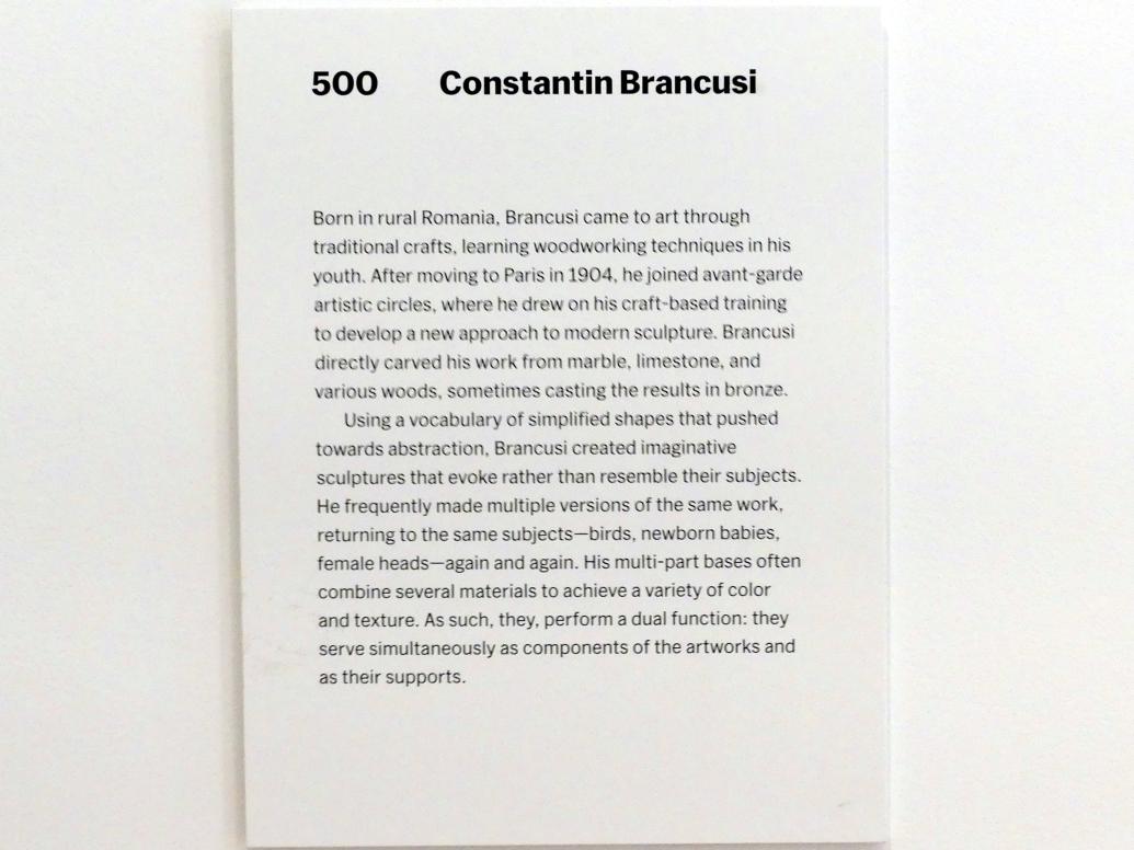New York, Museum of Modern Art (MoMA), Saal 500, Bild 4/4