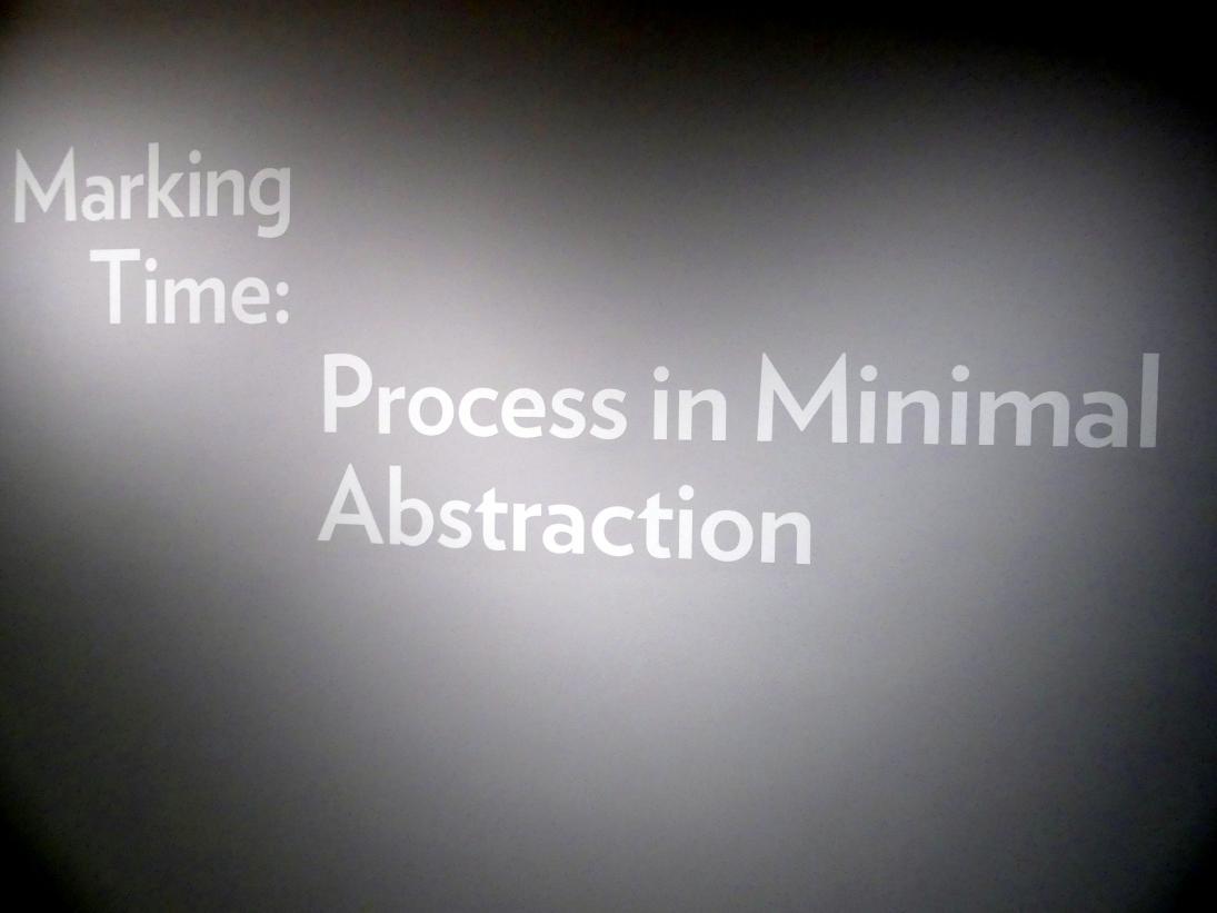 New York, Solomon R. Guggenheim Museum, Marking Time: Process in Minimal Abstraction, Bild 4/5