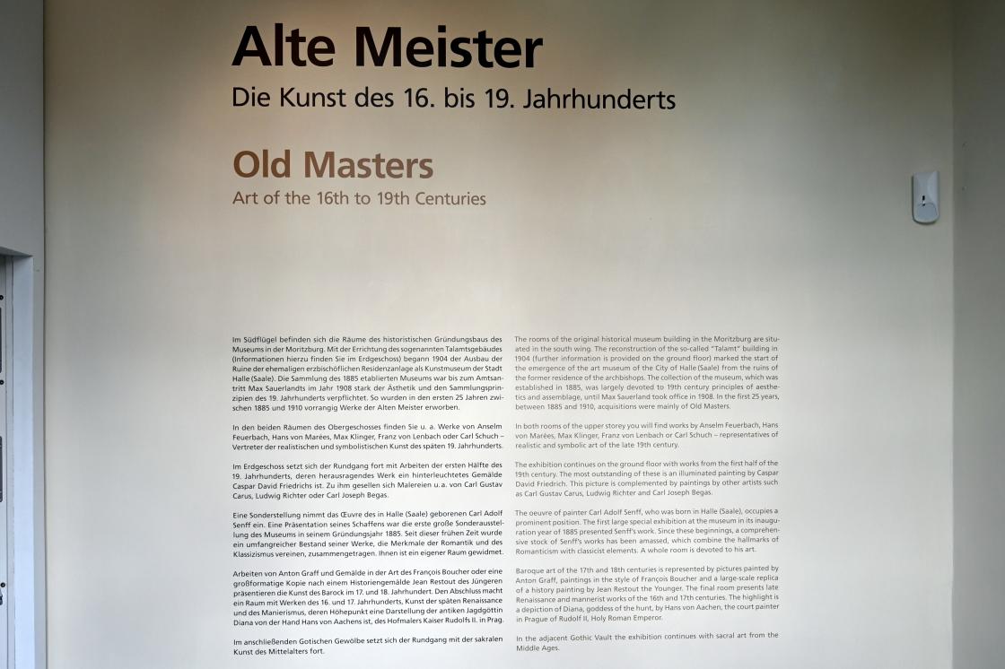 Halle (Saale), Kunstmuseum Moritzburg, Alte Meister Saal 1, Bild 2/2