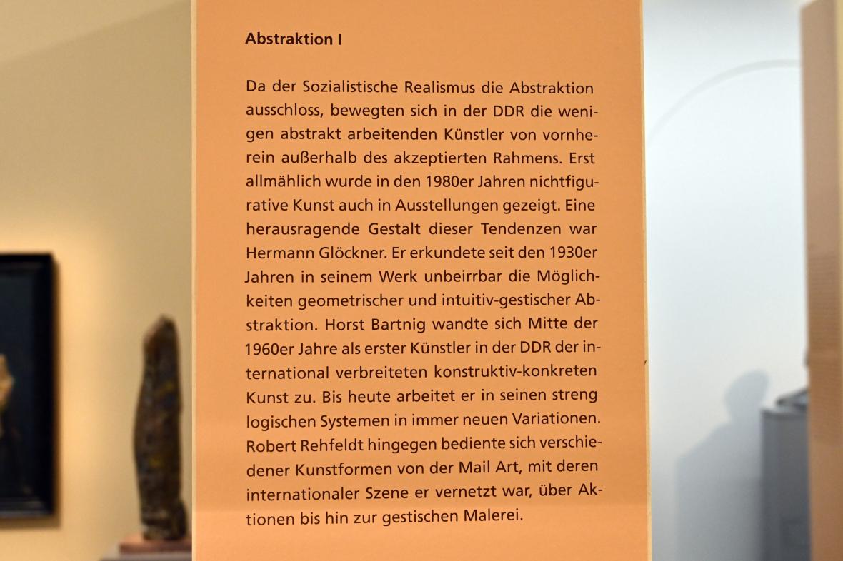 Halle (Saale), Kunstmuseum Moritzburg, Wege der Moderne, Glöckner, Bartnig, Bild 1/2