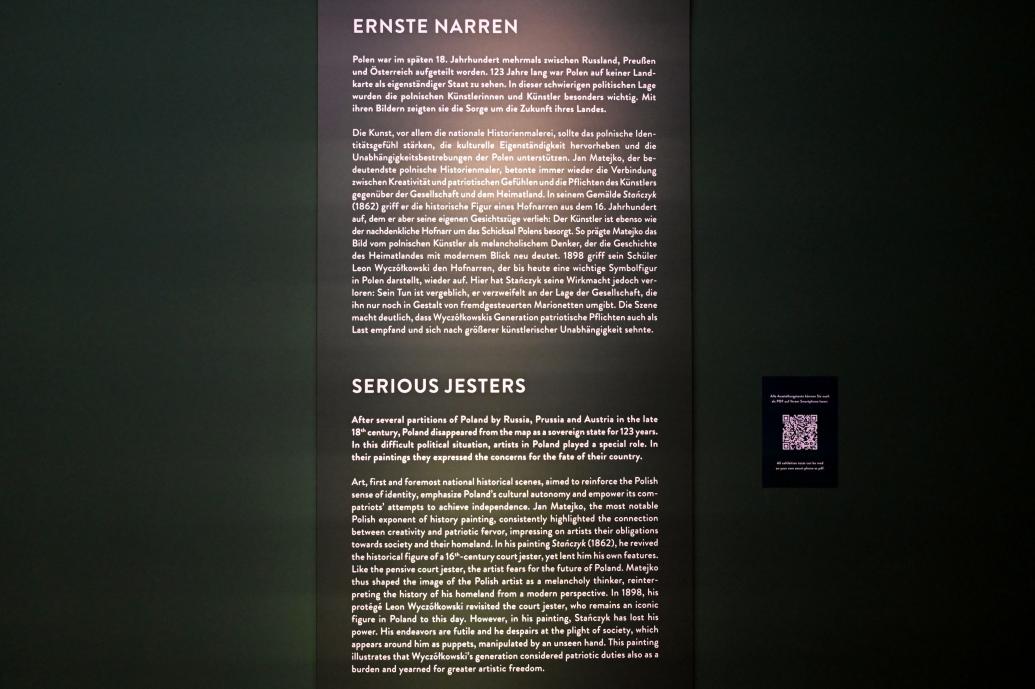 München, Kunsthalle, Ausstellung "Polnischer Symbolismus um 1900" vom 25.03.-07.08.2022, Saal 1 - Ernste Narren, Bild 3/3