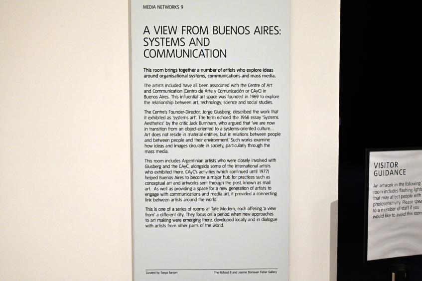 London, Tate Gallery of Modern Art (Tate Modern), Media Networks 9, Bild 3/4