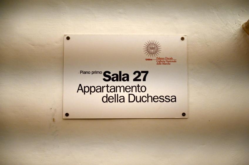 Urbino, Galleria Nazionale delle Marche, Saal 27, Bild 3/4