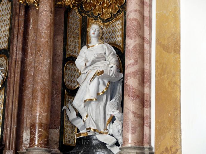 Egid Quirin Asam (1714–1748), Stuck in der Johanneskapelle, Freising, Dom St. Maria und St. Korbinian, 1735–1738, Bild 4/10