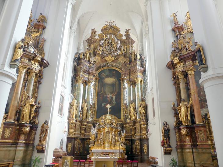 Wolfgang Dientzenhofer (1681–1701), Umbau (Barockisierung) der Klosterkirche, Straubing, Karmelitenkloster, Klosterkirche Hl. Geist, 1700–1702, Bild 13/13