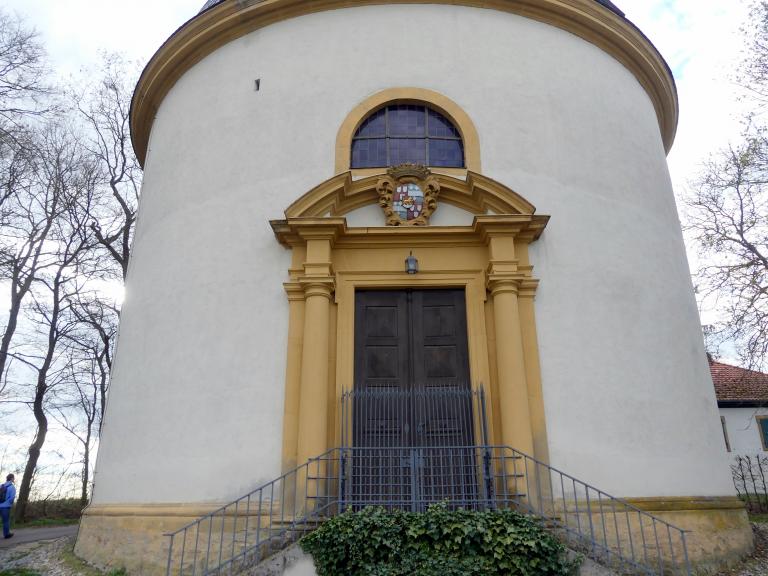 Leonhard Dientzenhofer (1685–1707), Bau der Heilig-Kreuz-Kapelle in Gaibach (Weihe am 4.5.1701), Gaibach, Heilig-Kreuz-Kapelle, 1697–1698, Bild 2/4