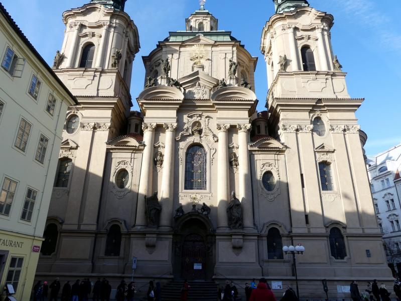 Kilian Ignaz Dientzenhofer (1718–1752), Neubau der Kirche St. Nikolaus in der Prager Altstadt, Prag-Altstadt, Kirche St. Nikolaus, 1732–1735, Bild 7/11